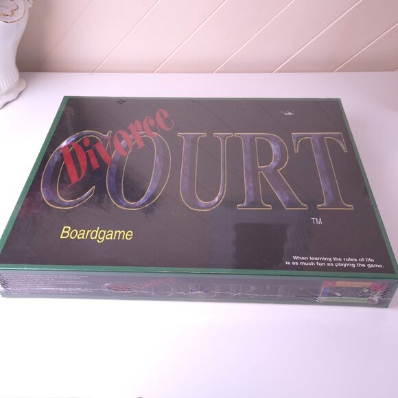 Divorce Court Board Game RARE 2000 New Sealed Never Opened for Teens & Adults - Picture 4 of 5